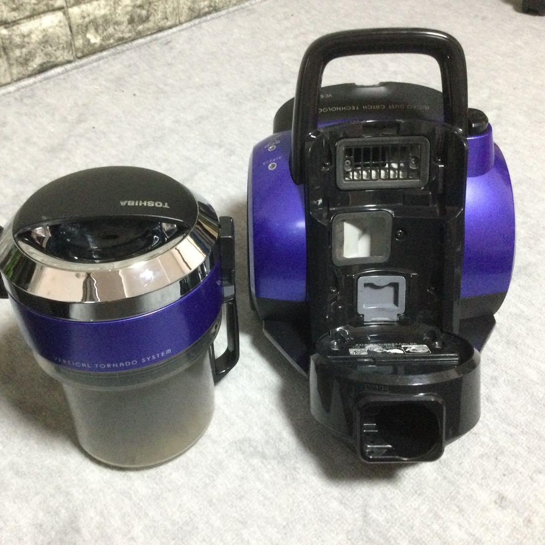 東芝クリーナー★VC-S500(v)★メンテ修理済み動作良好です。床ブラシOK