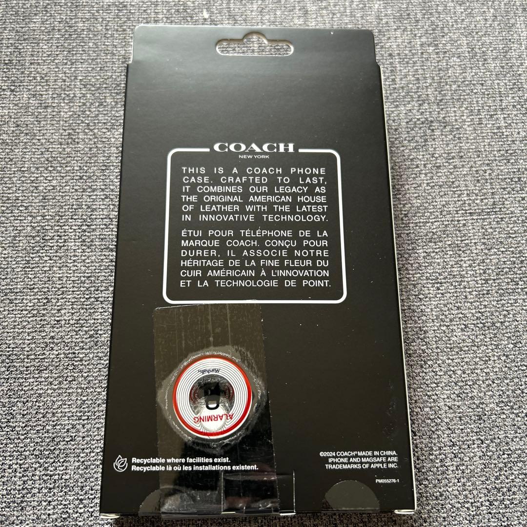 新品未使用COACH iPhone 16 ケース MagSafe対応