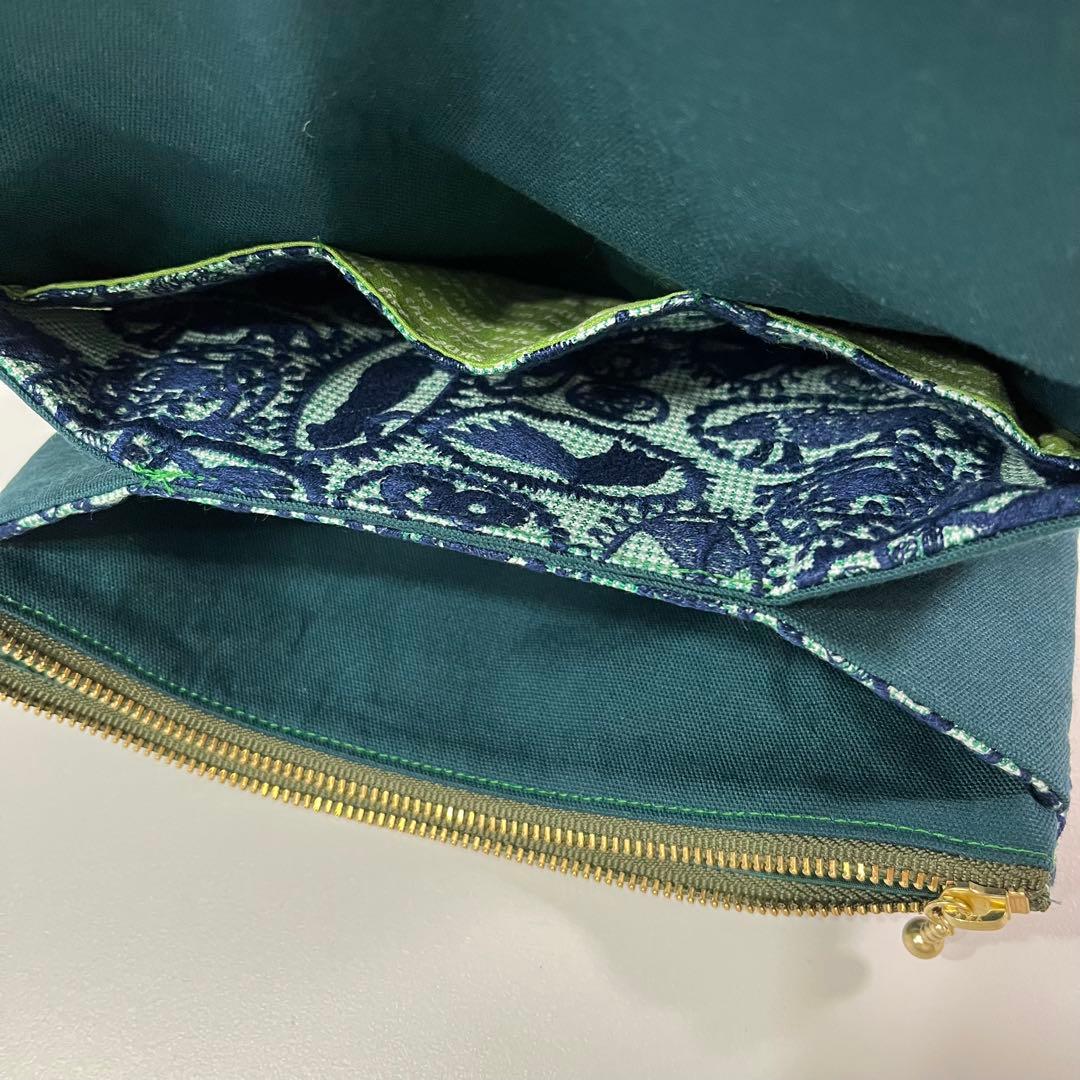 【一点物】ミナペルホネン　（ジャングルレリーフ）マルチケース　長財布