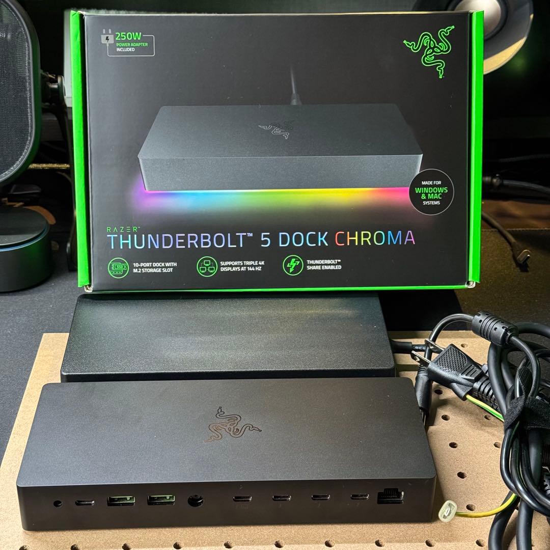 Razer Thunderbolt 5 Dock Chroma（Black）