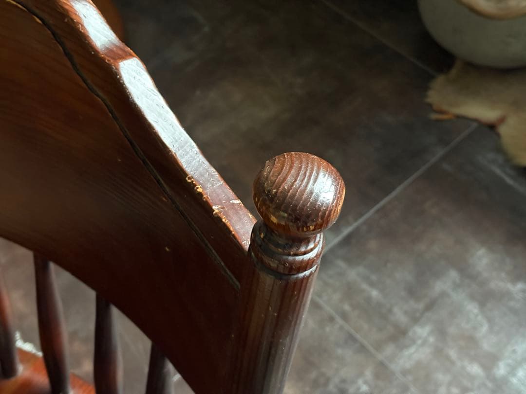 キツツキマーク　飛騨産業　ウッドチェア　キツツキマーク　レトロ　2脚セット　nG