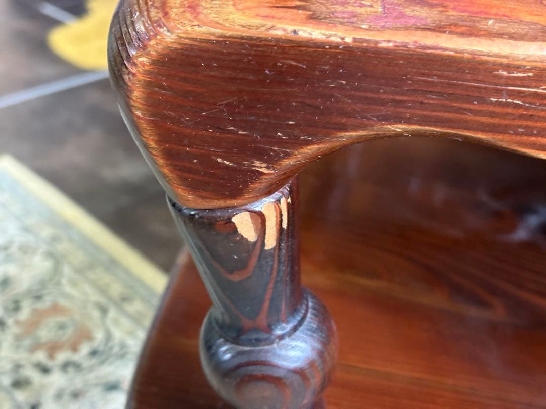 キツツキマーク　飛騨産業　ウッドチェア　キツツキマーク　レトロ　2脚セット　nG