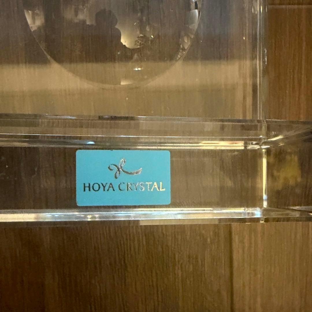 HOYA CRYSTAL クリスタル置時計
