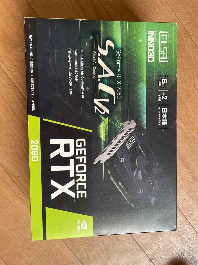 ELSA RTX 2060デュアルファン グラフィックボード