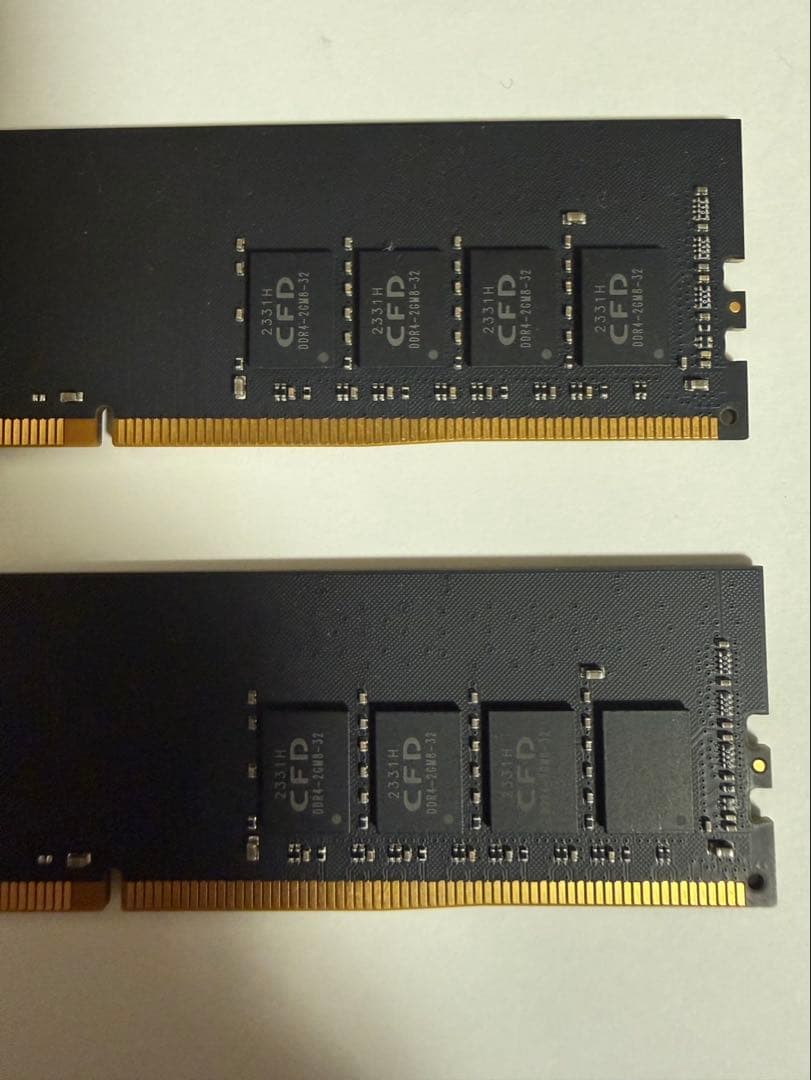【デスクトップ用メモリ】 CFD DDR4-PC4-25600 16GB✖︎2