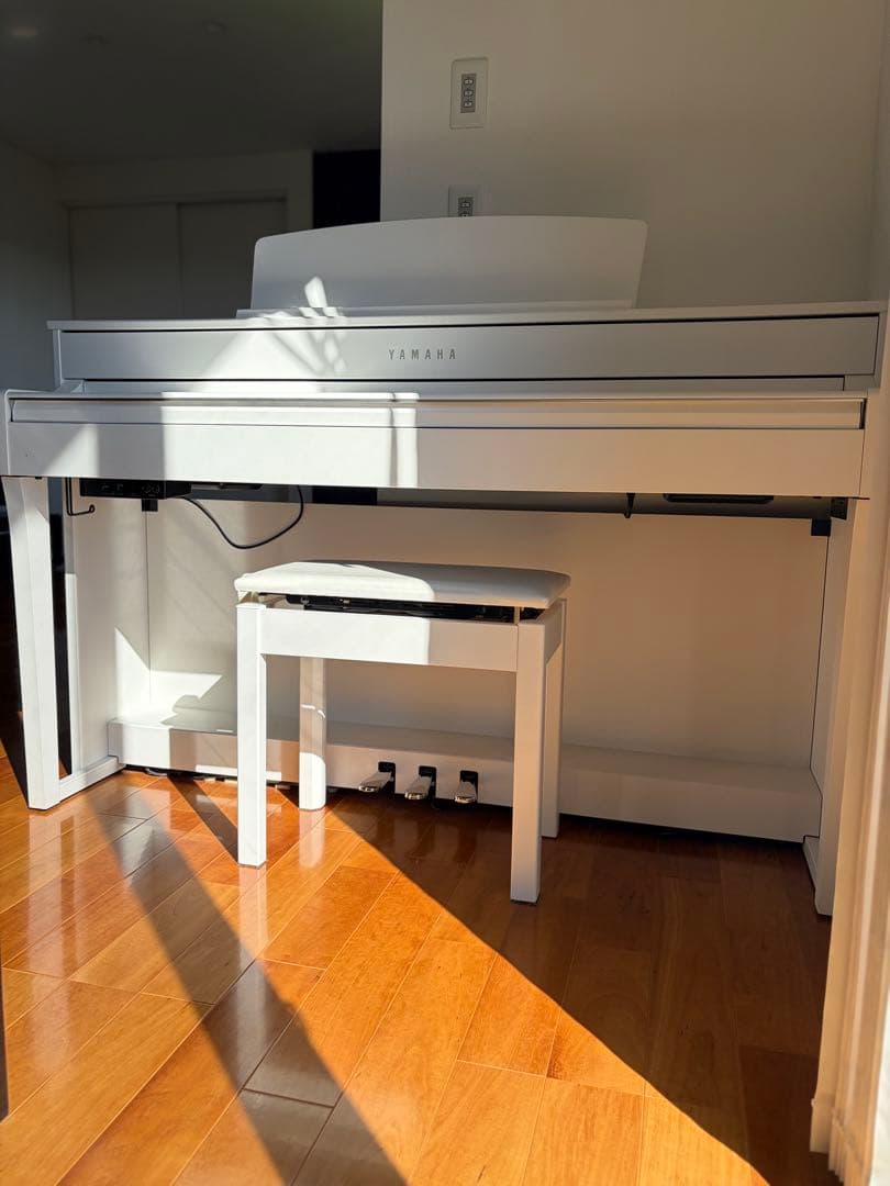 【送料込2019年製】YAMAHA 電子ピアノ SCLP-6450WH 木製鍵盤