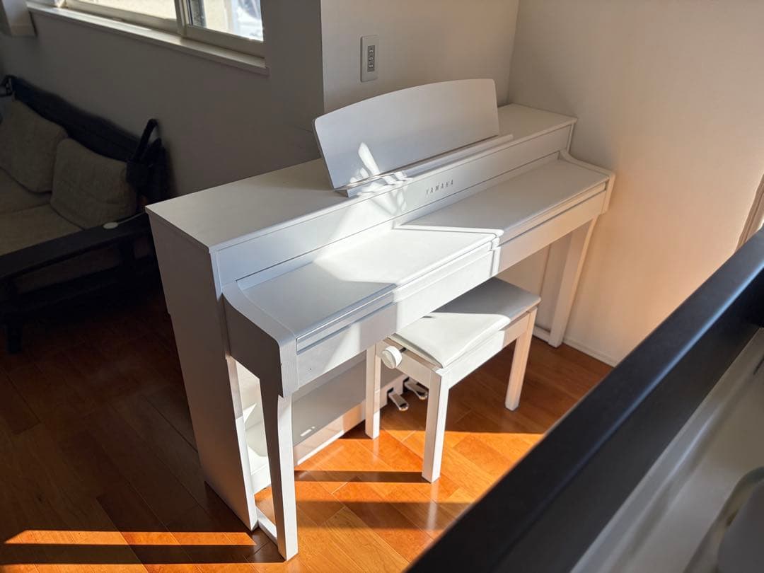 【送料込2019年製】YAMAHA 電子ピアノ SCLP-6450WH 木製鍵盤