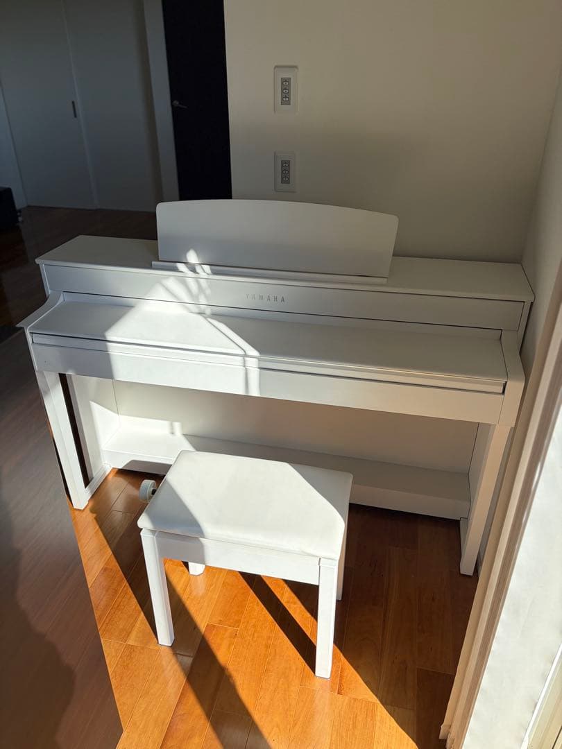 【送料込2019年製】YAMAHA 電子ピアノ SCLP-6450WH 木製鍵盤