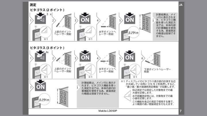Makita 距離測定器 電子スケール