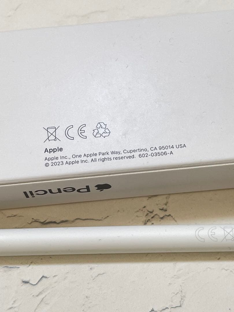 【中古品】箱＆リーフレット付き Apple Pencil 第二世代
