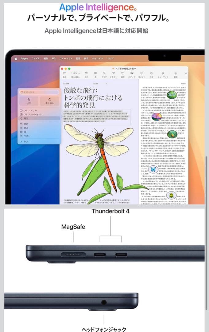 Apple MacBook 15.3インチ M4搭載
