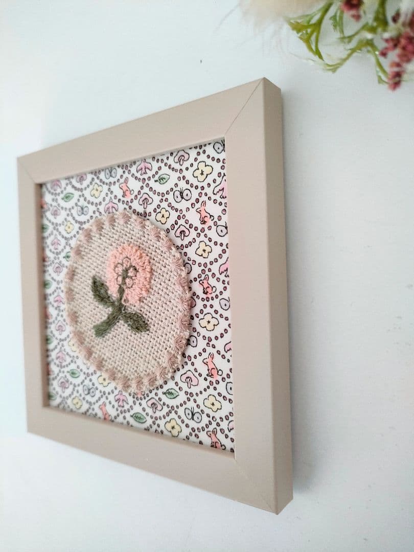 ご確認ページ　ミナペルホネン　ファブリックフレーム　ピンク