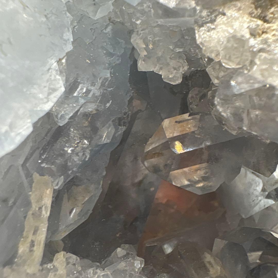 高品質 セレスタイトドーム♡クラスター♡No.1518 キラキラ♡♡