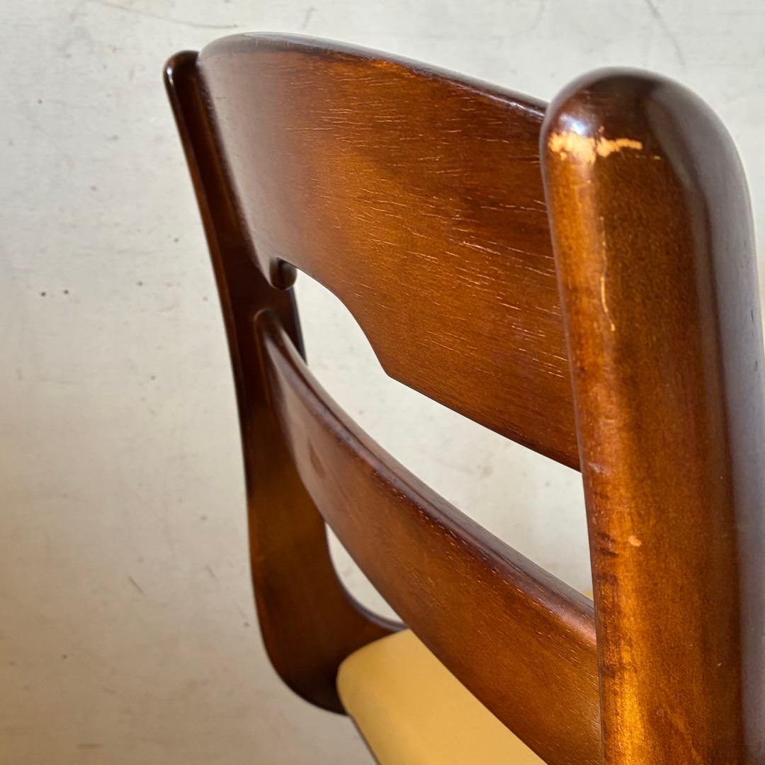 カリモク ヴィンテージ 昇降式 デスクチェア キャスター レトロ