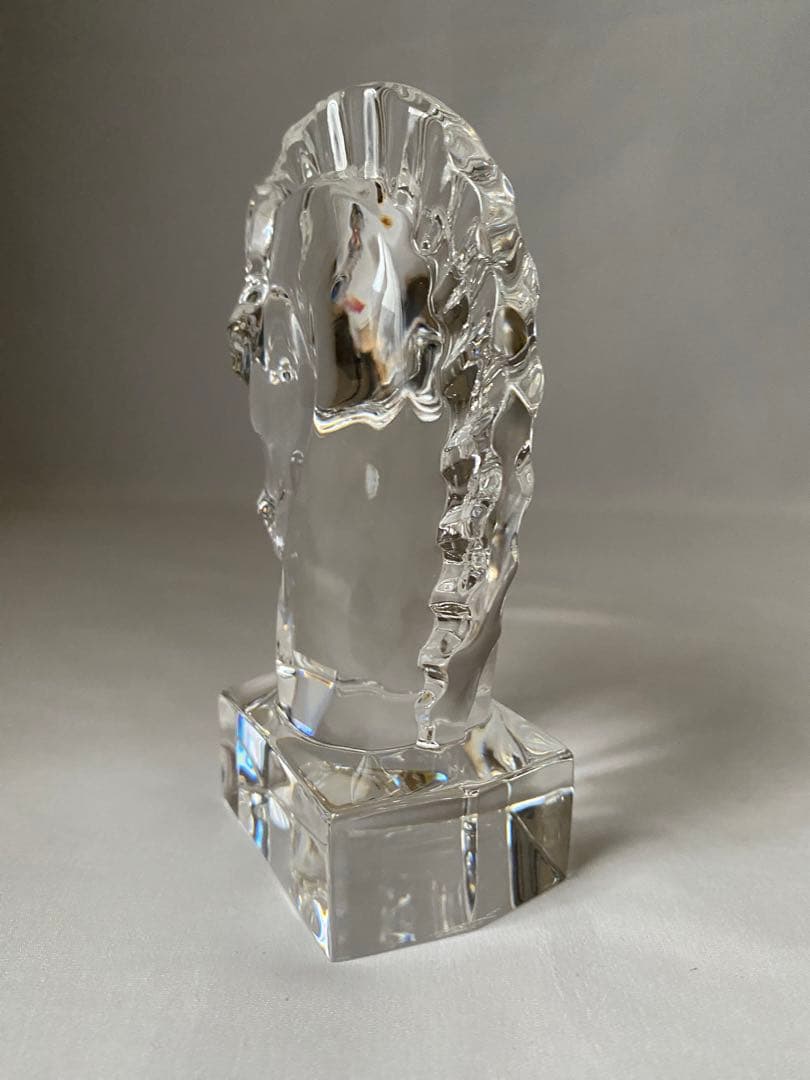 STEUBEN スチューベン　クリスタル　ナイト　ホース　馬　オブジェ　置物