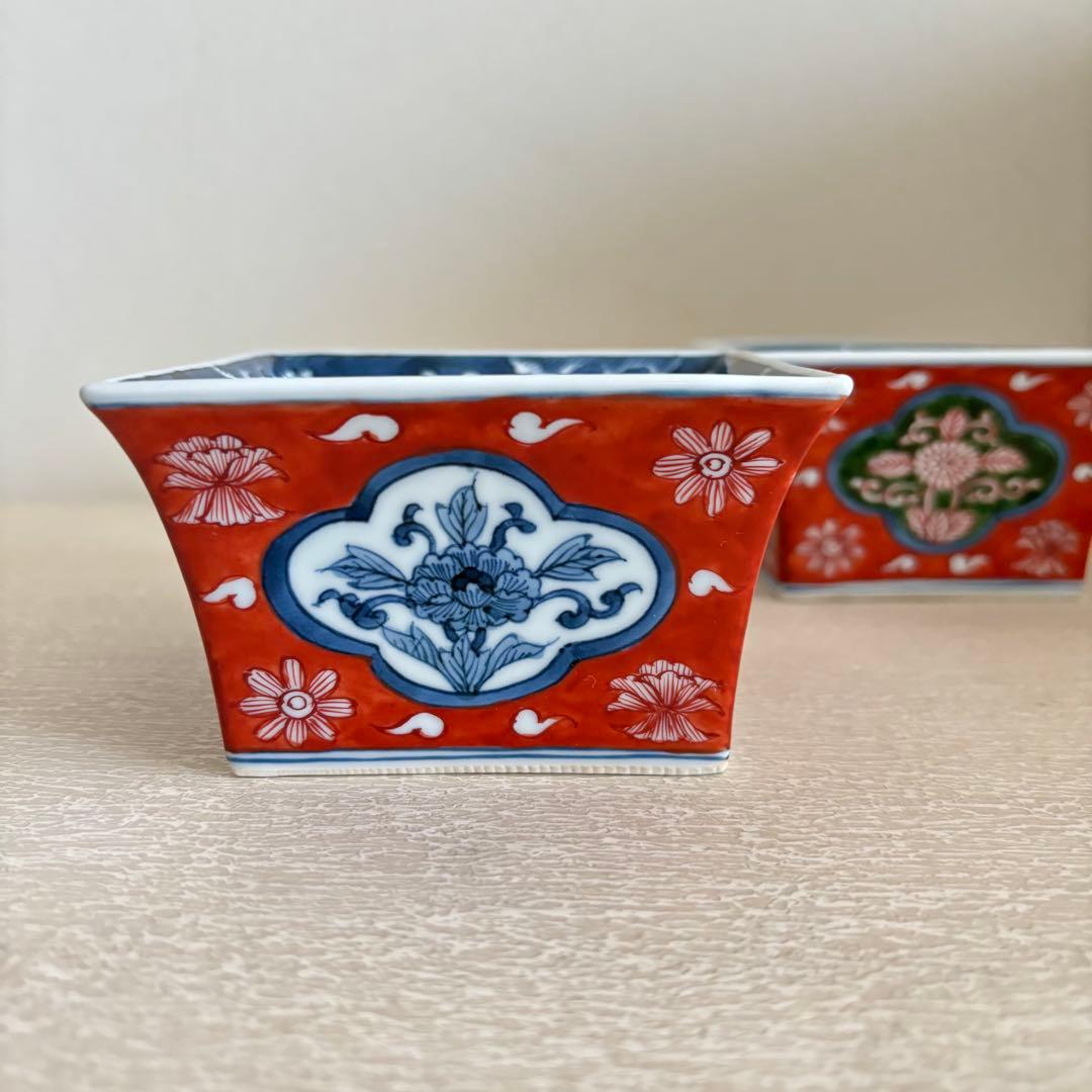 源右衛門窯　小鉢　角小鉢　２個セット
