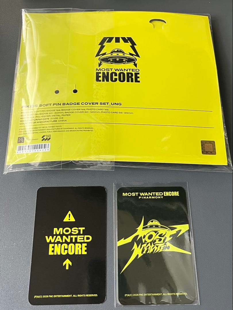 P1KIDS SOFT PINBADGE トレカ付き / ジウン UNG