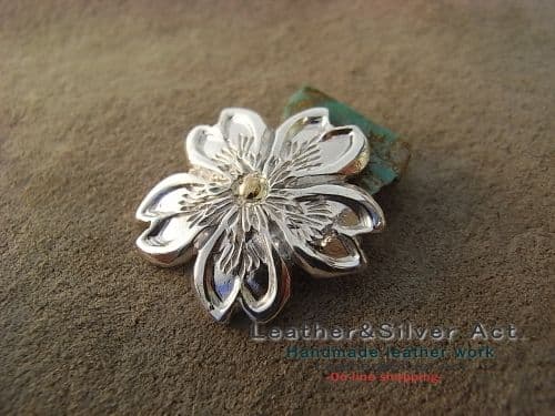SILVER925 SAKURA　桜　ハンドメイド　さくら、サクラ　ヘアゴム
