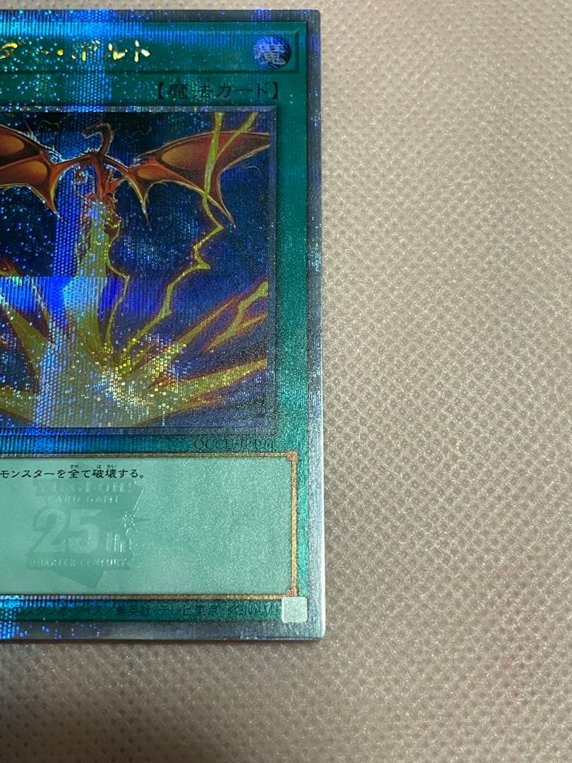 遊戯王 サンダーボルト 絵違い 25thシークレット 1枚