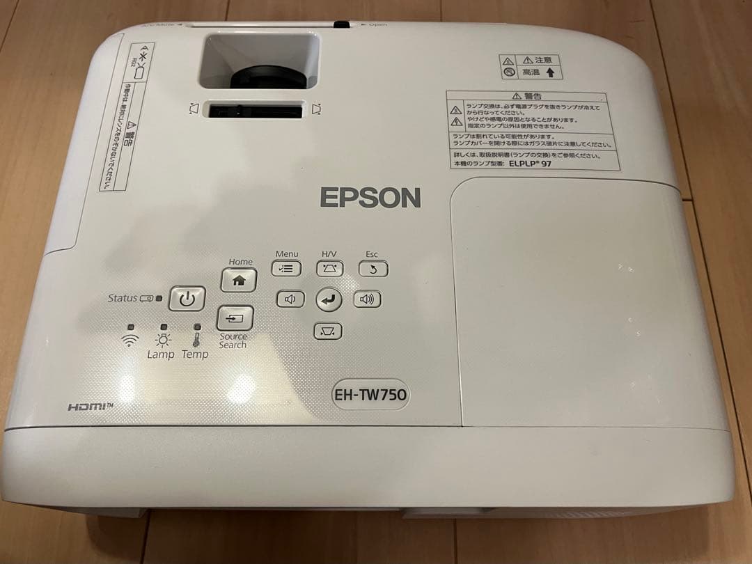 【メル】EPSON EH-TW750 プロジェクター 本体