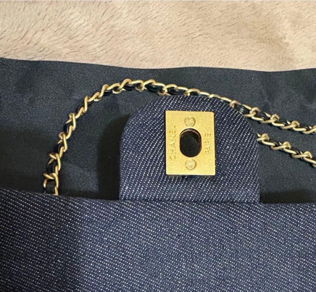 CHANEL シャネル　ノベルティ　デニム　ショルダーバッグ　マトラッセ