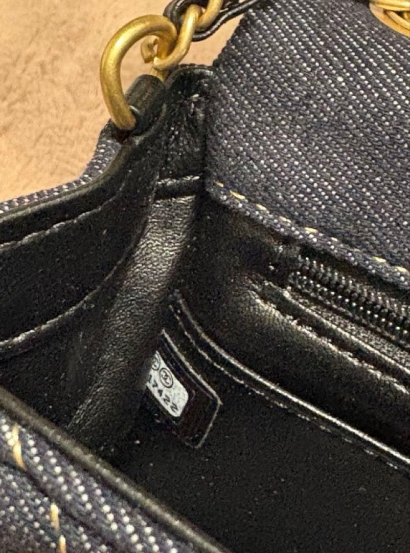 CHANEL シャネル　ノベルティ　デニム　ショルダーバッグ　マトラッセ