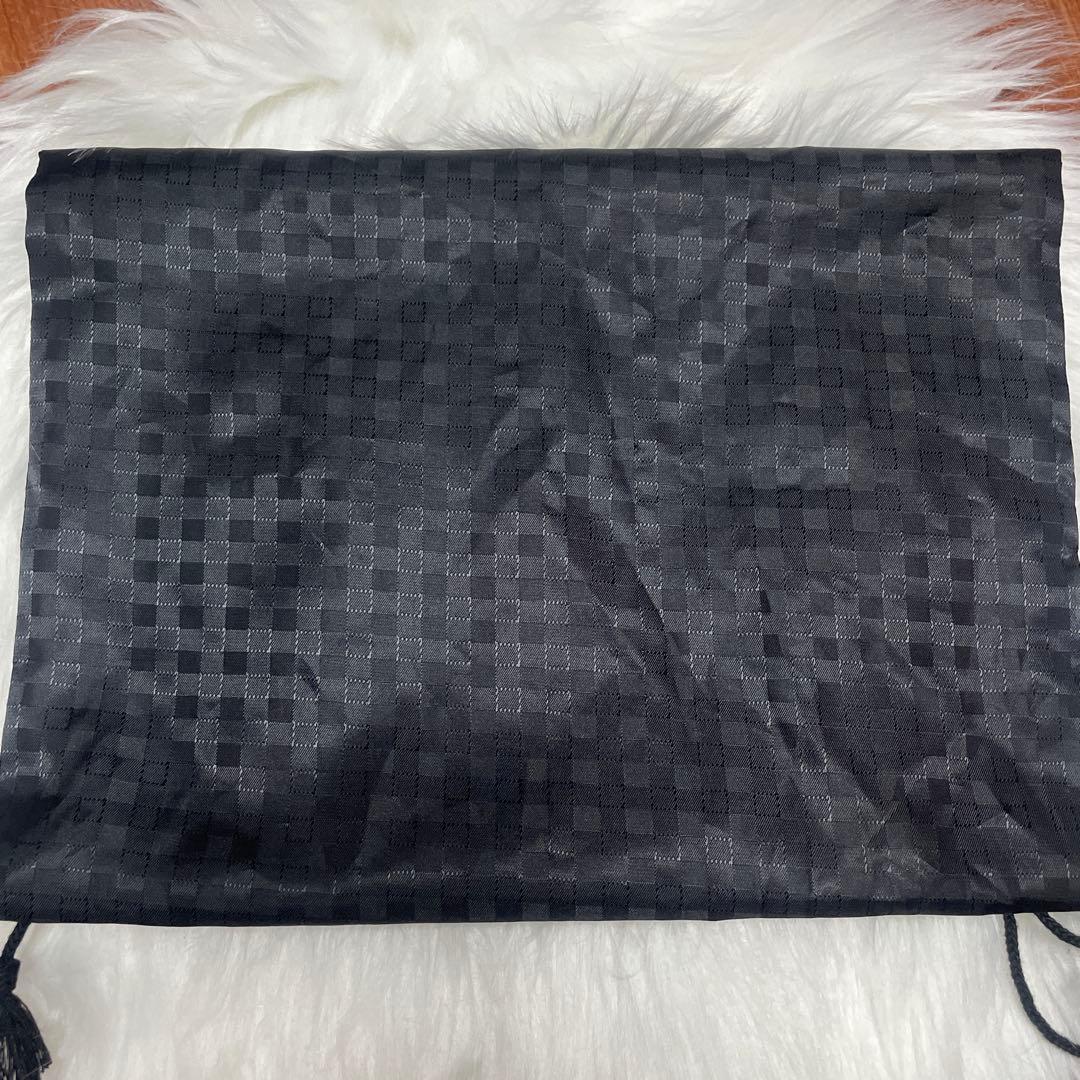 【美品】ハンドバッグ 竹 編み込み 茶色 有彩