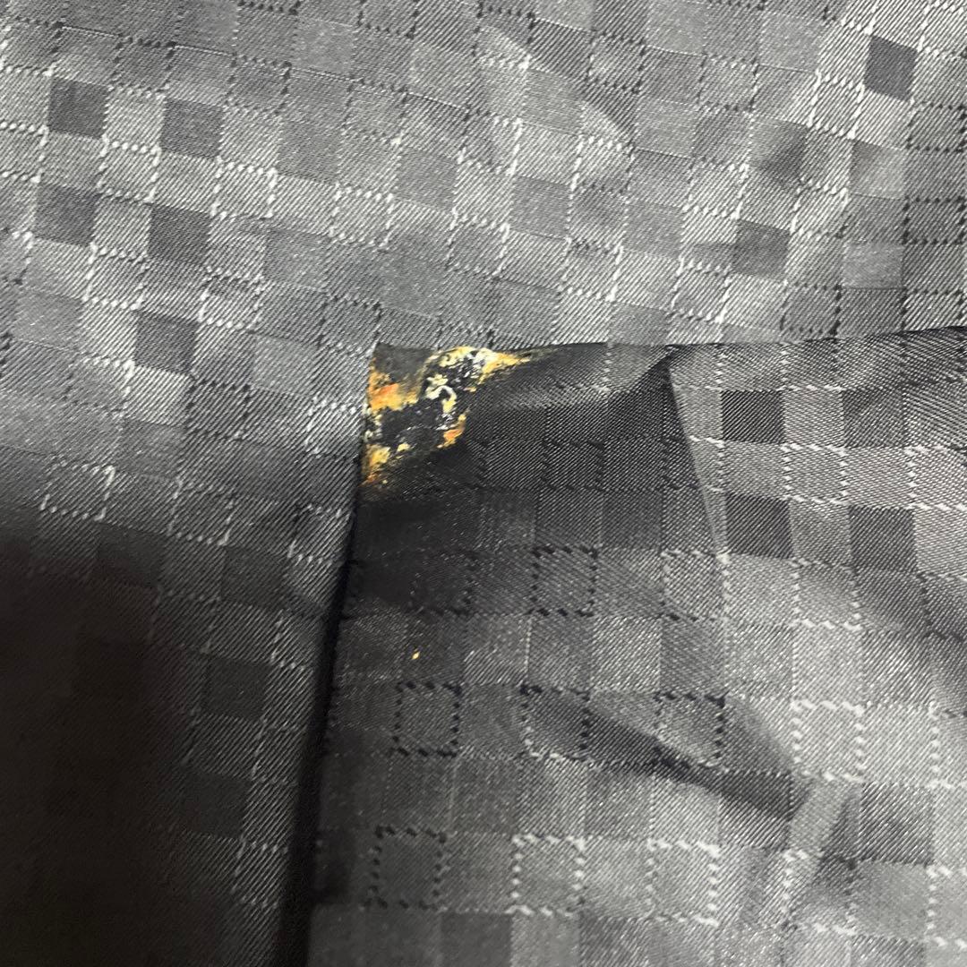 【美品】ハンドバッグ 竹 編み込み 茶色 有彩