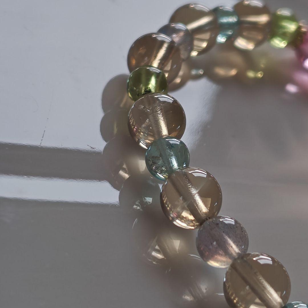 新作♡ピンクトルマリン貔貅の華奢ブレス