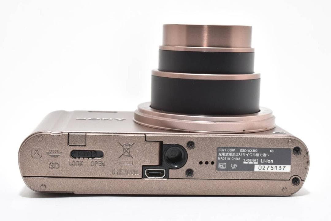 《ほぼ新品 元箱付》SONY Cyber-Shot DSC-WX300 ブラウン