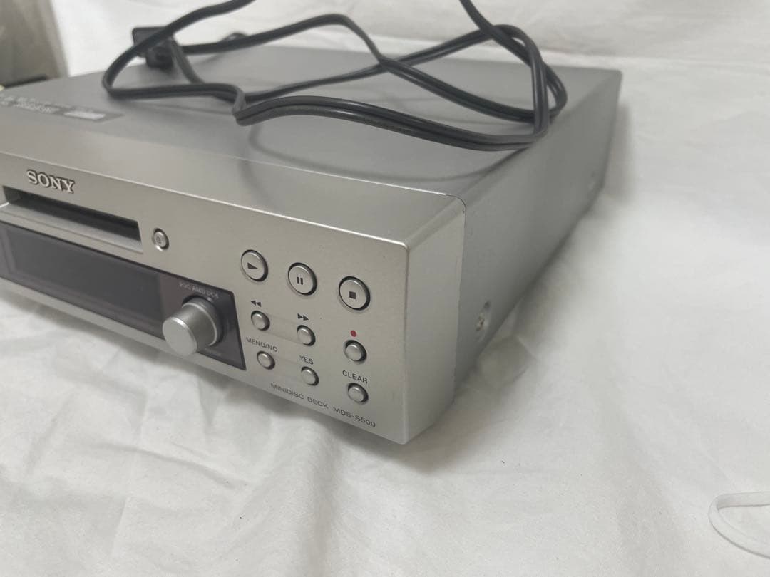 【ジャンク】　希少 SONY MDS-S500 リモコン付