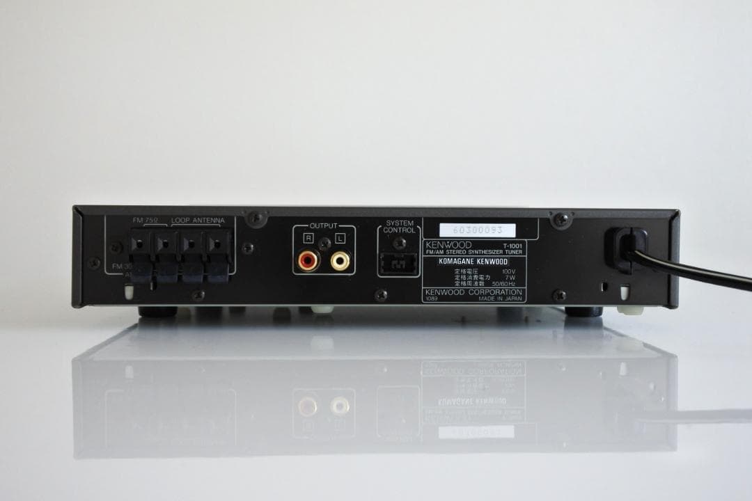 ■KENWOOD T-1001 FM/AMチューナー　正常動作品■