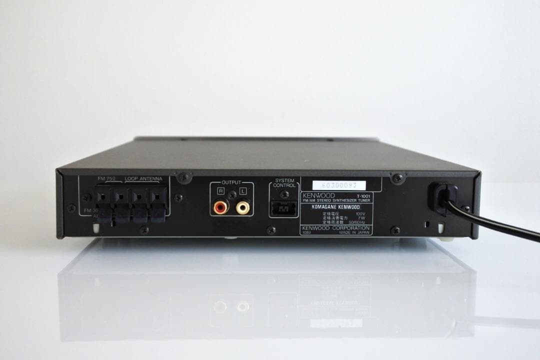 ■KENWOOD T-1001 FM/AMチューナー　正常動作品■