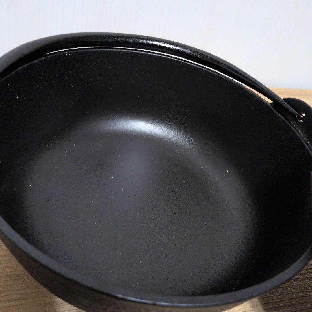 【岩鋳】 南部鉄器 木蓋付き　いろり鍋 小鍋 2個セット