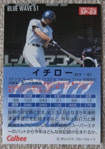 カルビープロ野球カード2000  スペシャルカードセットvol.1