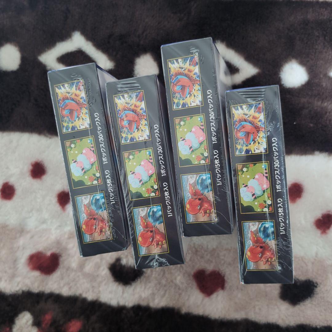 ポケモンカードゲーム ニンジャスピナー4box シュリンク付き