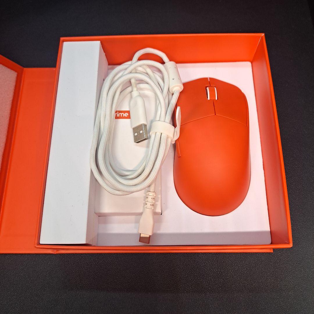 Sprime　スプライム　ゲーミングマウス　ワイヤレス　PM1　レッド　美品