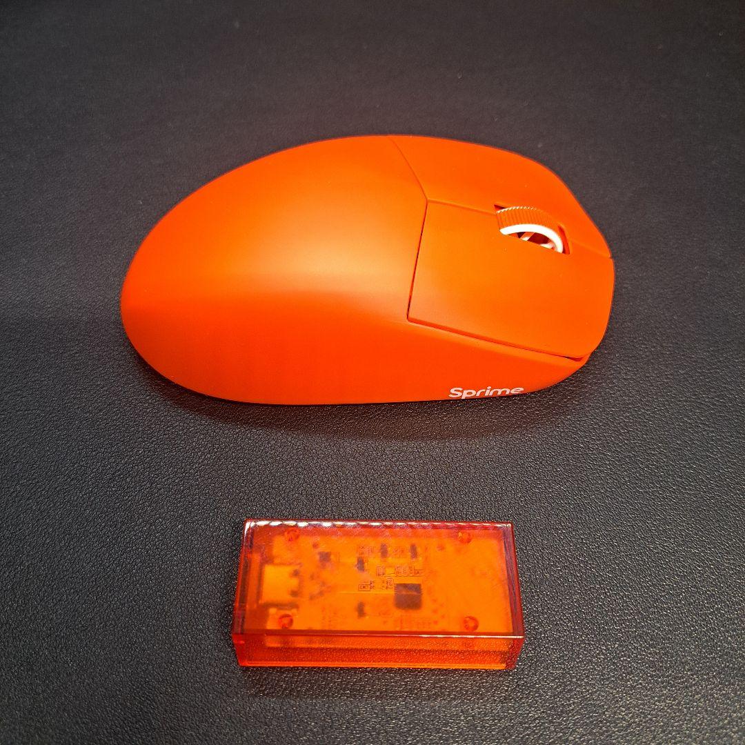 Sprime　スプライム　ゲーミングマウス　ワイヤレス　PM1　レッド　美品