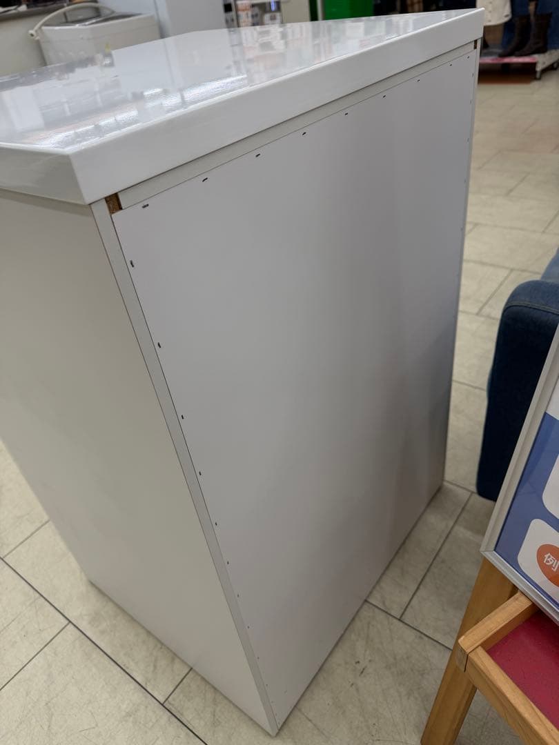 ニトリ 60 キッチン カウンター チェスト 食器棚 3段 レンジボード