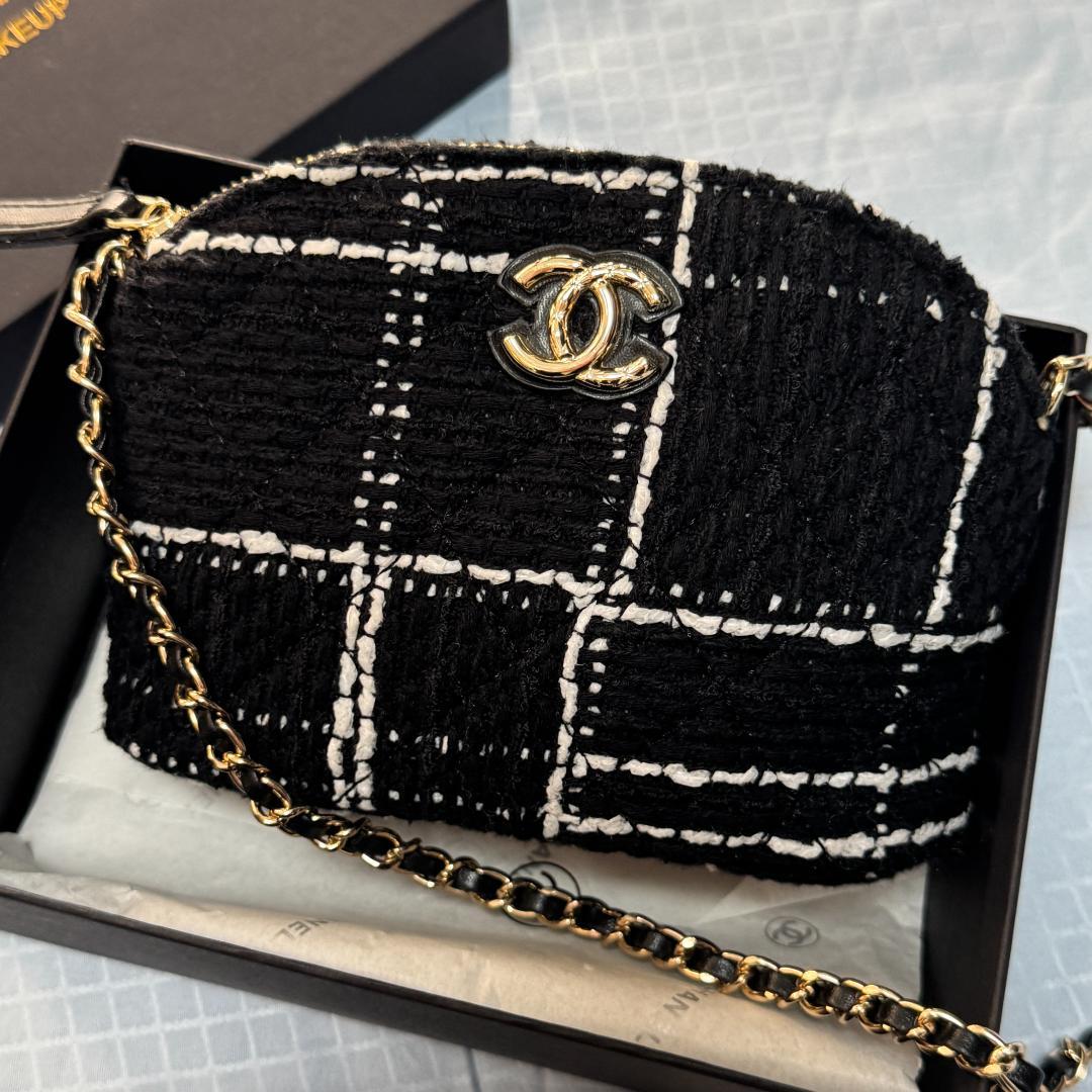 限定版の絶妙ツイードショルダーバッグ