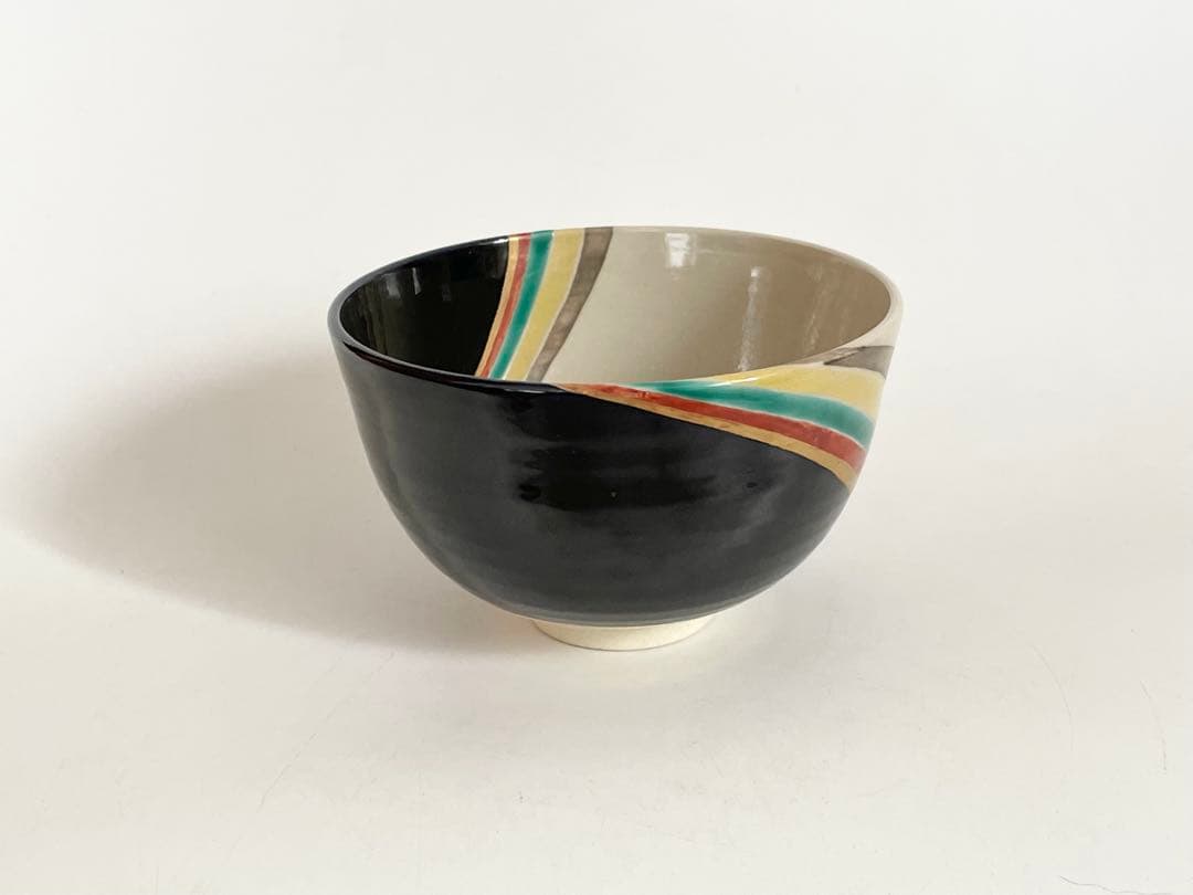 陶芸家　永楽善五郎　色絵　朝空　茶碗　抹茶碗　共箱
