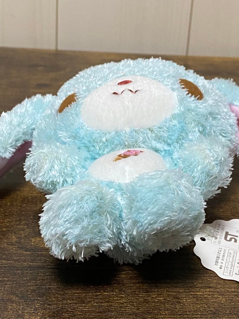 タグ付　シュガーバニーズ　ぬいぐるみ　ミントうさ　ミントシシュウ　刺繍　サンリオ