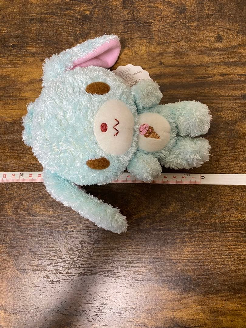 タグ付　シュガーバニーズ　ぬいぐるみ　ミントうさ　ミントシシュウ　刺繍　サンリオ