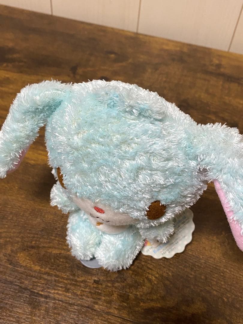 タグ付　シュガーバニーズ　ぬいぐるみ　ミントうさ　ミントシシュウ　刺繍　サンリオ