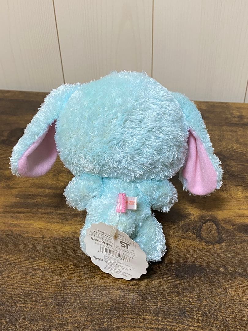 タグ付　シュガーバニーズ　ぬいぐるみ　ミントうさ　ミントシシュウ　刺繍　サンリオ