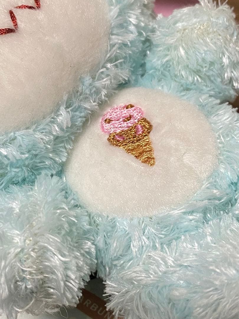 タグ付　シュガーバニーズ　ぬいぐるみ　ミントうさ　ミントシシュウ　刺繍　サンリオ