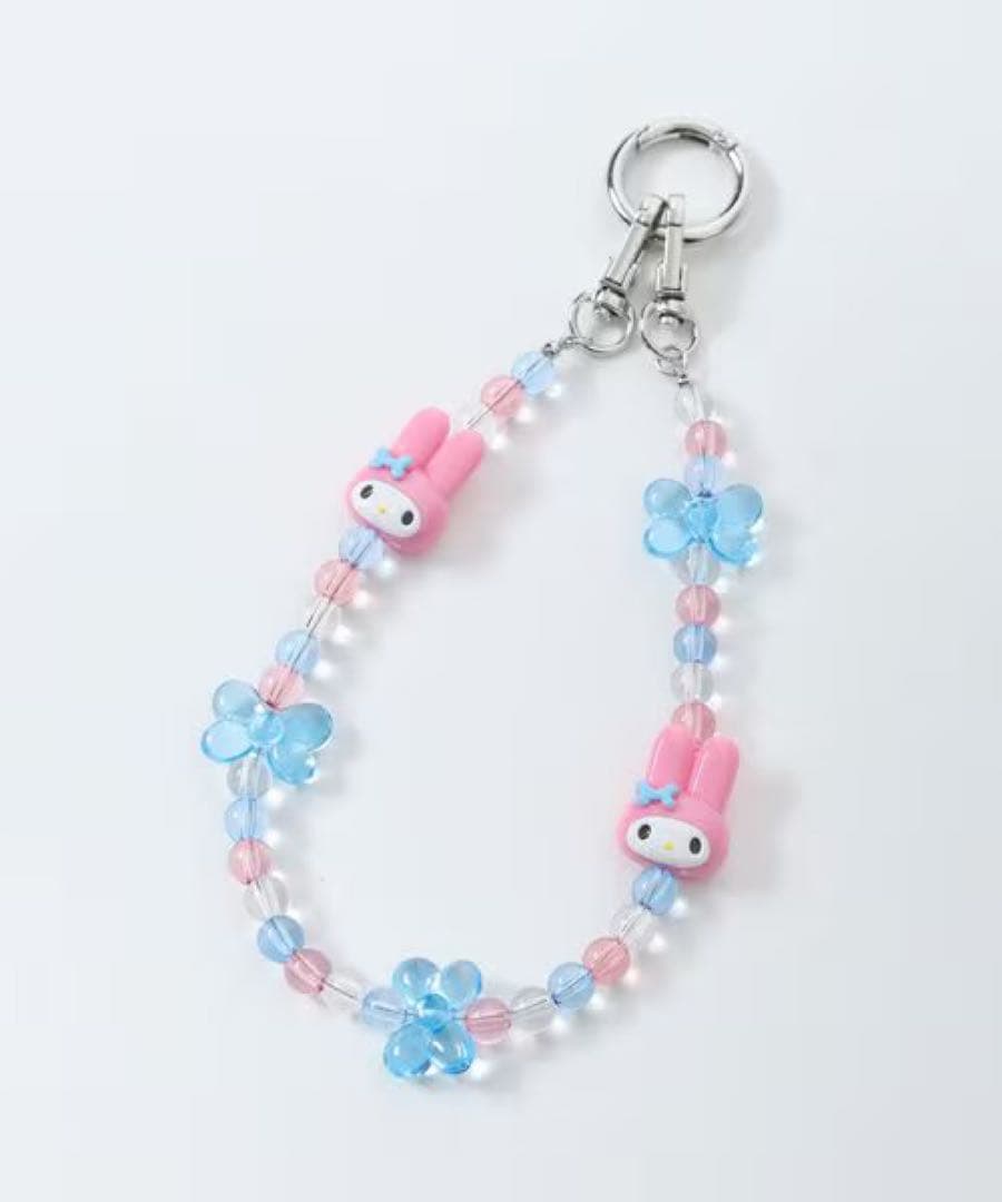 LOWRYS FARM マイメロディ モバイル ストラップ 赤/ピンク 赤メロ