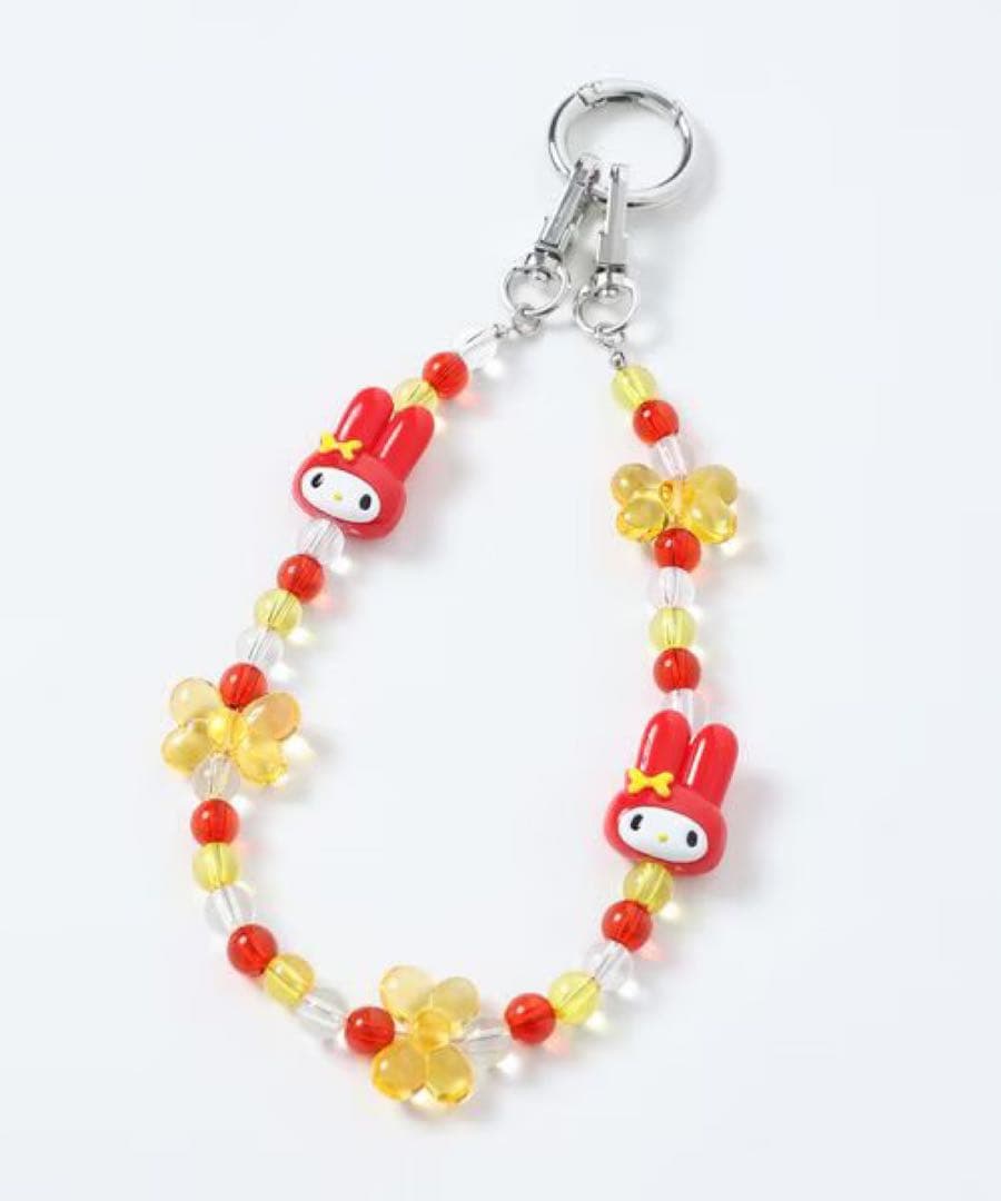 LOWRYS FARM マイメロディ モバイル ストラップ 赤/ピンク 赤メロ