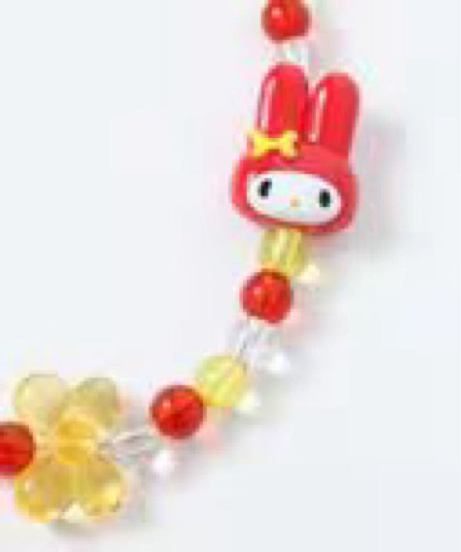 LOWRYS FARM マイメロディ モバイル ストラップ 赤/ピンク 赤メロ