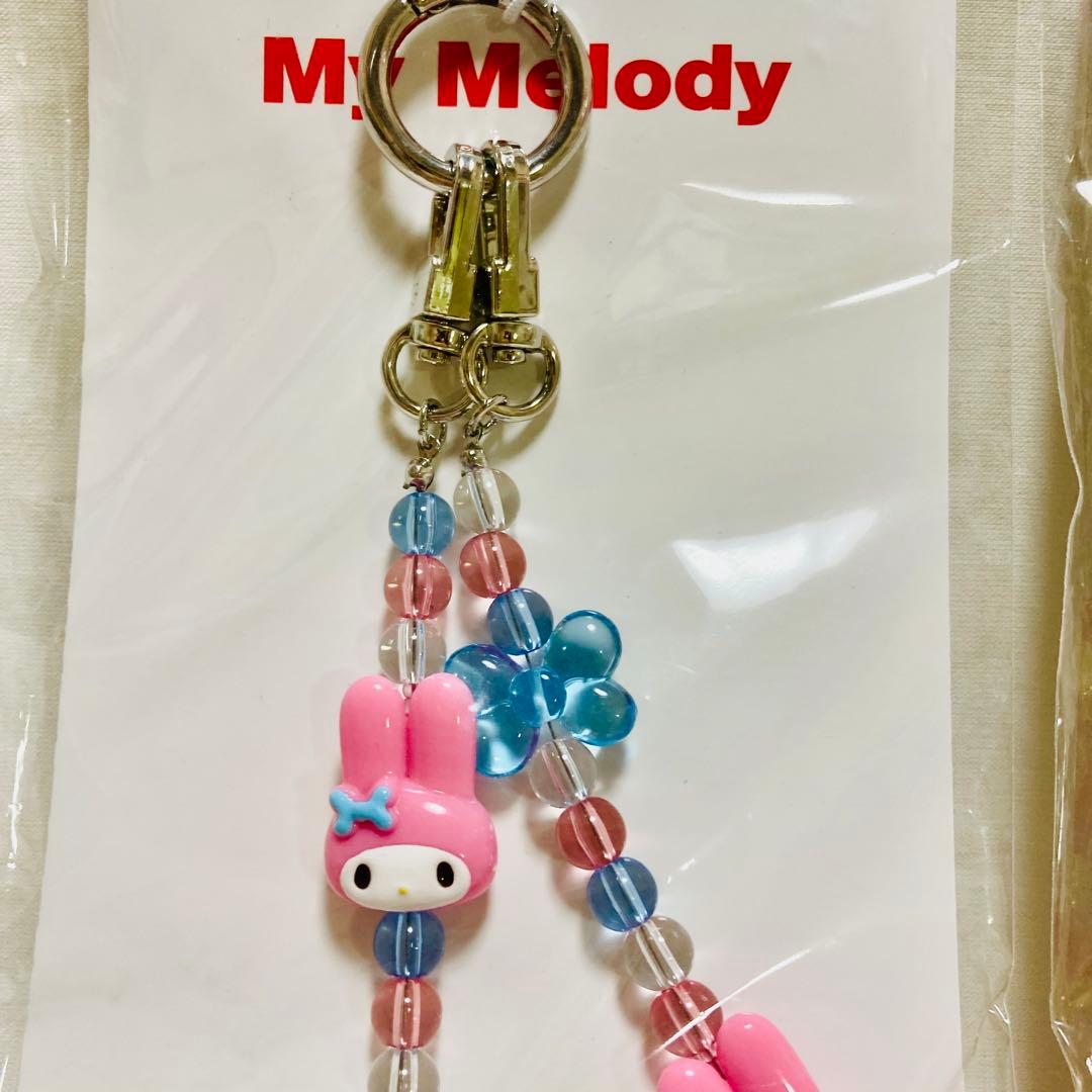 LOWRYS FARM マイメロディ モバイル ストラップ 赤/ピンク 赤メロ